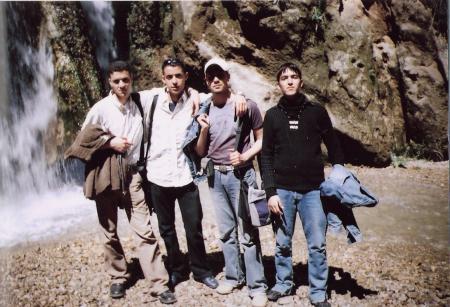 moi et mes amis au cascade